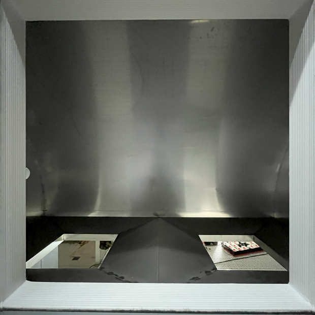 不銹鋼廚餘集中罩(雙槽)